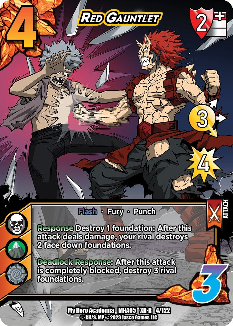 Image for Red Gauntlet (XR) (UniVersus: My Hero Academia: Undaunted Raid) (4/122) - UniVersus