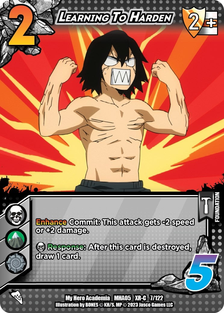 Image for Learning To Harden (XR) (UniVersus: My Hero Academia: Undaunted Raid) (7/122) - UniVersus