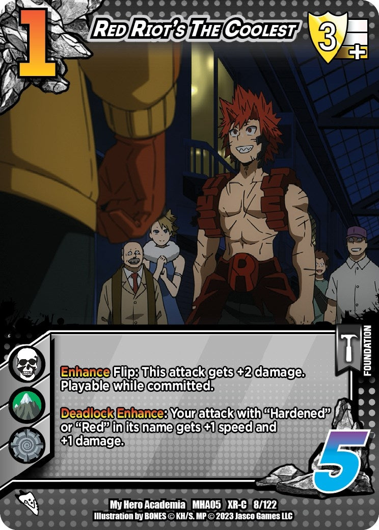Image for Red Riot's The Coolest (XR) (UniVersus: My Hero Academia: Undaunted Raid) (8/122) - UniVersus