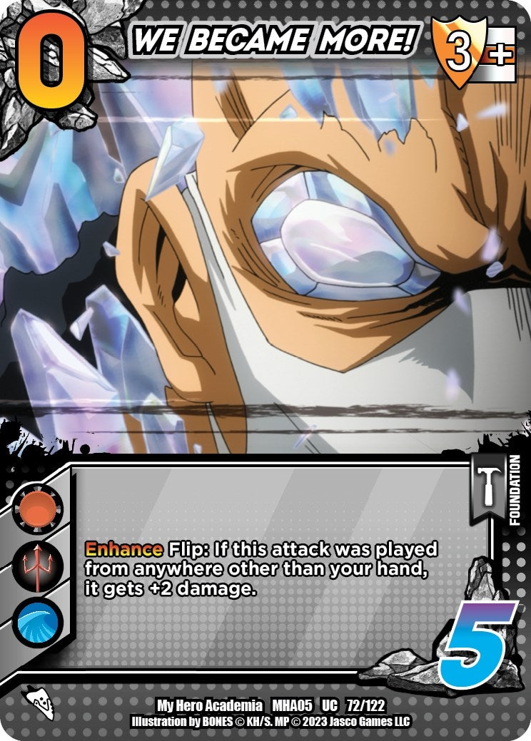 Image for WE BECAME MORE! (UniVersus: My Hero Academia: Undaunted Raid) (72/122) - UniVersus