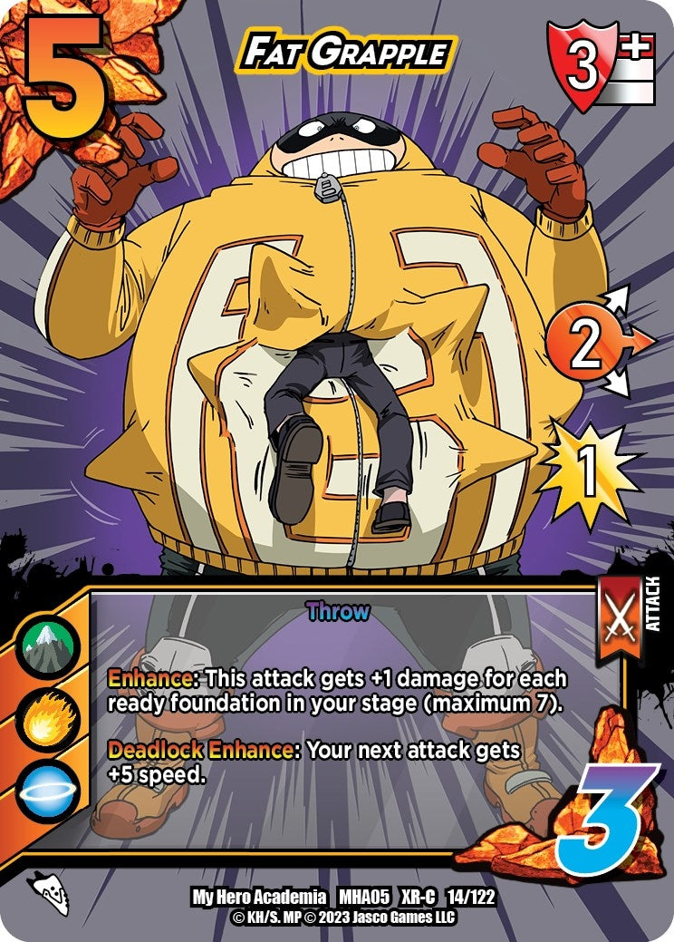 Image for Fat Grapple (XR) (UniVersus: My Hero Academia: Undaunted Raid) (14/122) - UniVersus