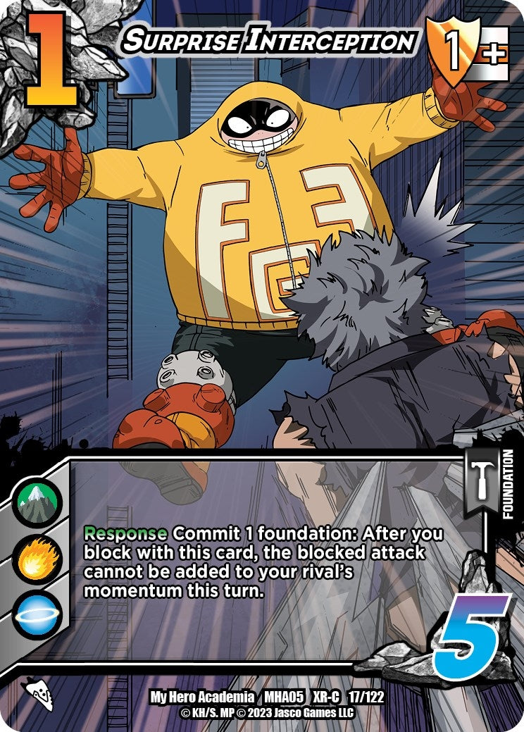 Image for Surprise Interception (XR) (UniVersus: My Hero Academia: Undaunted Raid) (17/122) - UniVersus