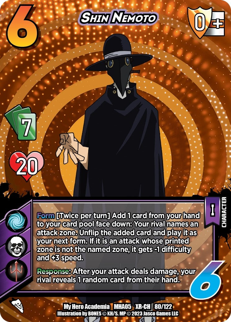 Image for Shin Nemoto (XR-CH) (UniVersus: My Hero Academia: Undaunted Raid) (80/122) - UniVersus