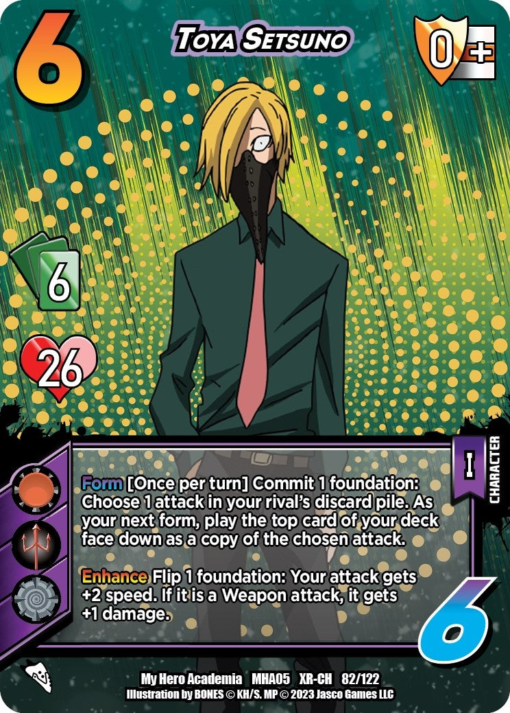 Image for Toya Setsuno (XR-CH) (UniVersus: My Hero Academia: Undaunted Raid) (82/122) - UniVersus