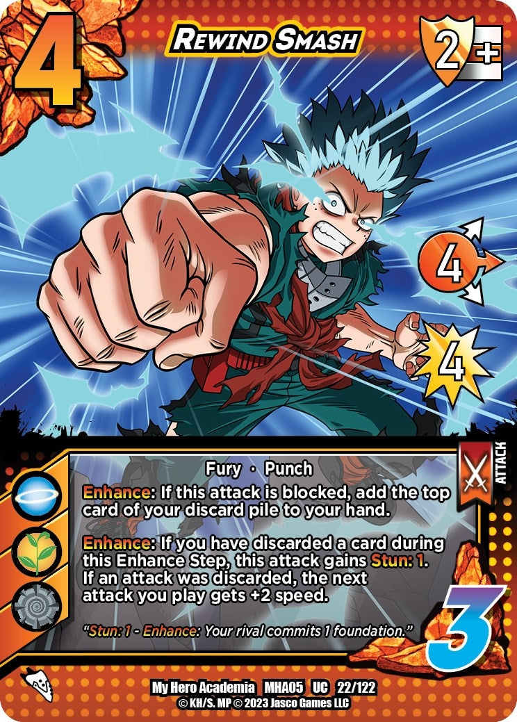 Image for Rewind Smash (UniVersus: My Hero Academia: Undaunted Raid) (22/122) - UniVersus