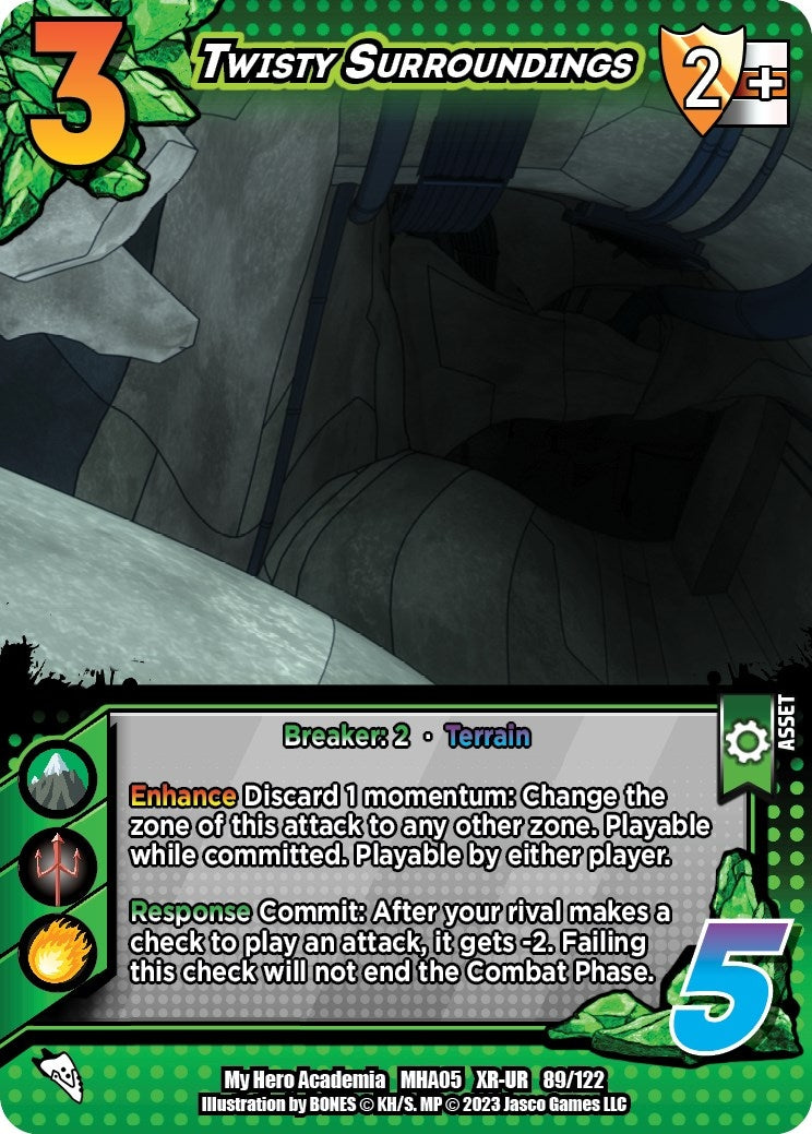 Image for Twisty Surroundings (XR) (UniVersus: My Hero Academia: Undaunted Raid) (89/122) - UniVersus