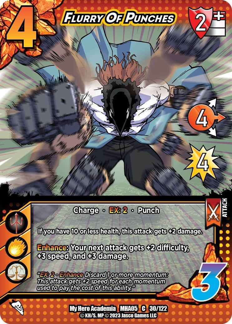 Image for Flurry Of Punches (UniVersus: My Hero Academia: Undaunted Raid) (30/122) - UniVersus