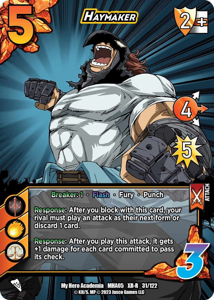 Image for Haymaker (XR) (UniVersus: My Hero Academia: Undaunted Raid) (31/122) - UniVersus