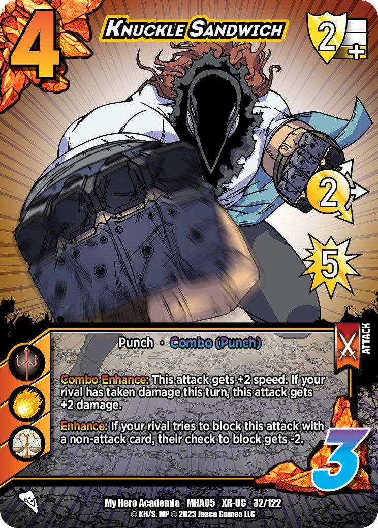 Image for Knuckle Sandwich (XR) (UniVersus: My Hero Academia: Undaunted Raid) (32/122) - UniVersus