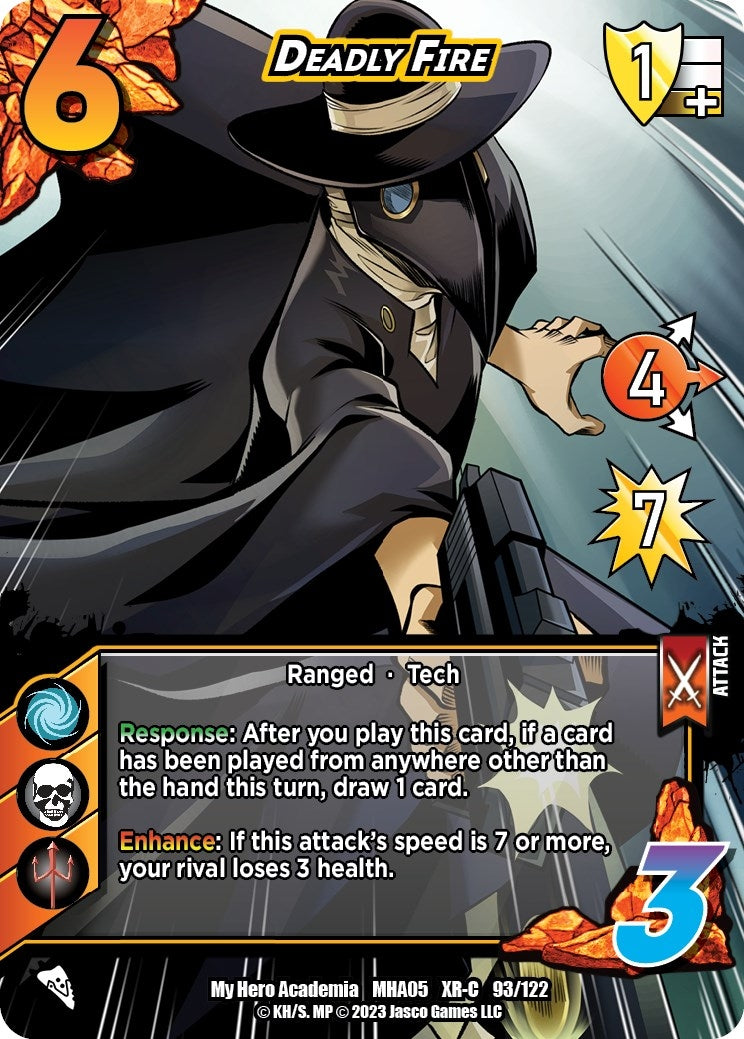 Image for Deadly Fire (XR) (UniVersus: My Hero Academia: Undaunted Raid) (93/122) - UniVersus