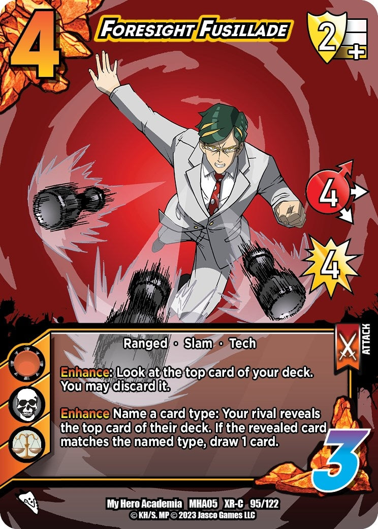 Image for Foresight Fusillade (XR) (UniVersus: My Hero Academia: Undaunted Raid) (95/122) - UniVersus