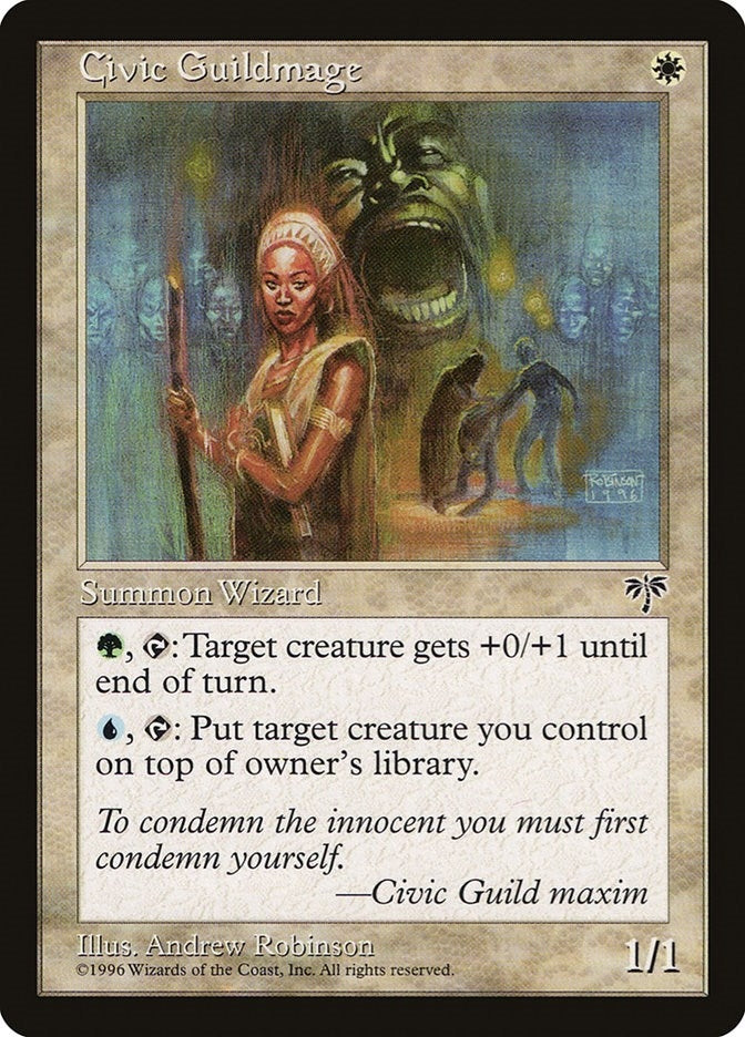 Image for Civic Guildmage (Mirage) - Magic: The Gathering