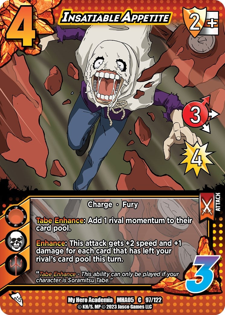 Image for Insatiable Appetite (UniVersus: My Hero Academia: Undaunted Raid) (97/122) - UniVersus