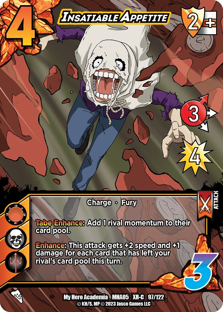 Image for Insatiable Appetite (XR) (UniVersus: My Hero Academia: Undaunted Raid) (97/122) - UniVersus