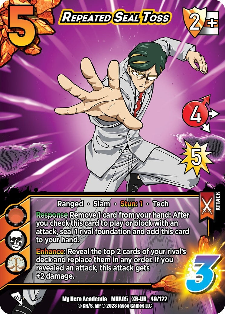 Image for Repeated Seal Toss (XR) (UniVersus: My Hero Academia: Undaunted Raid) (49/122) - UniVersus