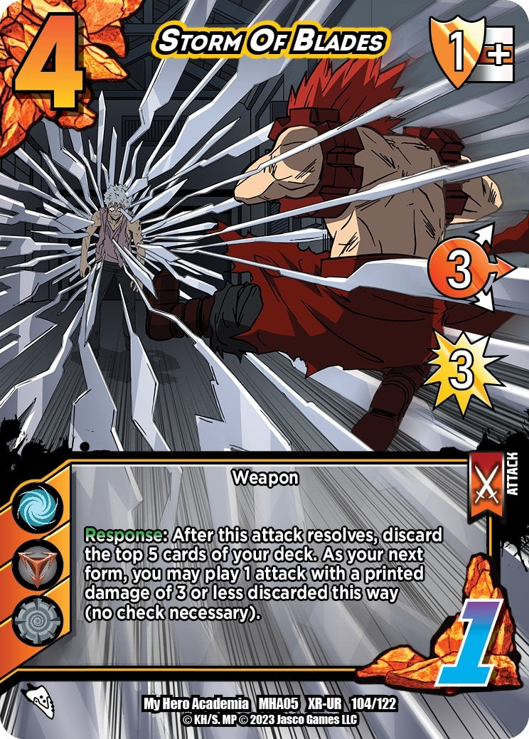 Image for Storm of Blades (XR) (UniVersus: My Hero Academia: Undaunted Raid) (104/122) - UniVersus