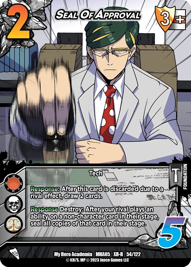 Image for Seal Of Approval (XR) (UniVersus: My Hero Academia: Undaunted Raid) (54/122) - UniVersus
