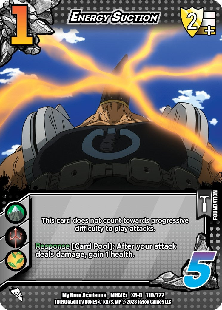 Image for Energy Suction (XR) (UniVersus: My Hero Academia: Undaunted Raid) (110/122) - UniVersus