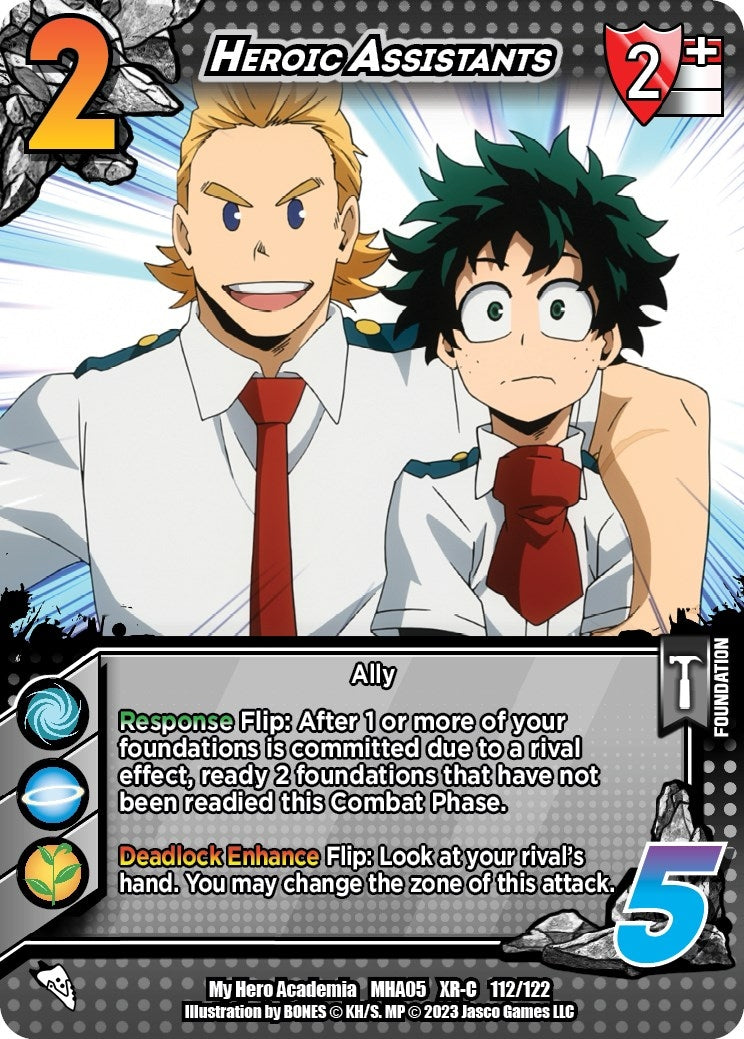 Image for Heroic Assistants (XR) (UniVersus: My Hero Academia: Undaunted Raid) (112/122) - UniVersus