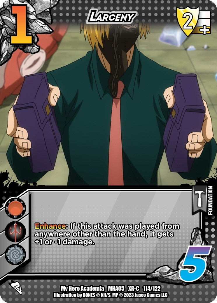 Image for Larceny (XR) (UniVersus: My Hero Academia: Undaunted Raid) (114/122) - UniVersus
