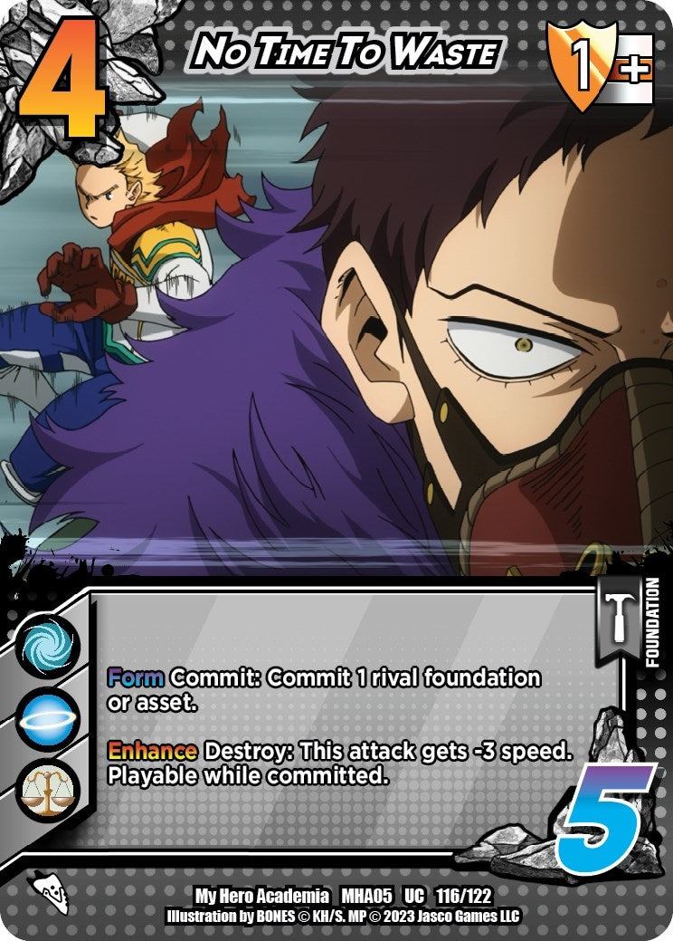 Image for No Time To Waste (UniVersus: My Hero Academia: Undaunted Raid) (116/122) - UniVersus