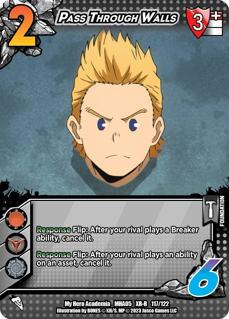 Image for Pass Through Walls (XR) (UniVersus: My Hero Academia: Undaunted Raid) (117/122) - UniVersus