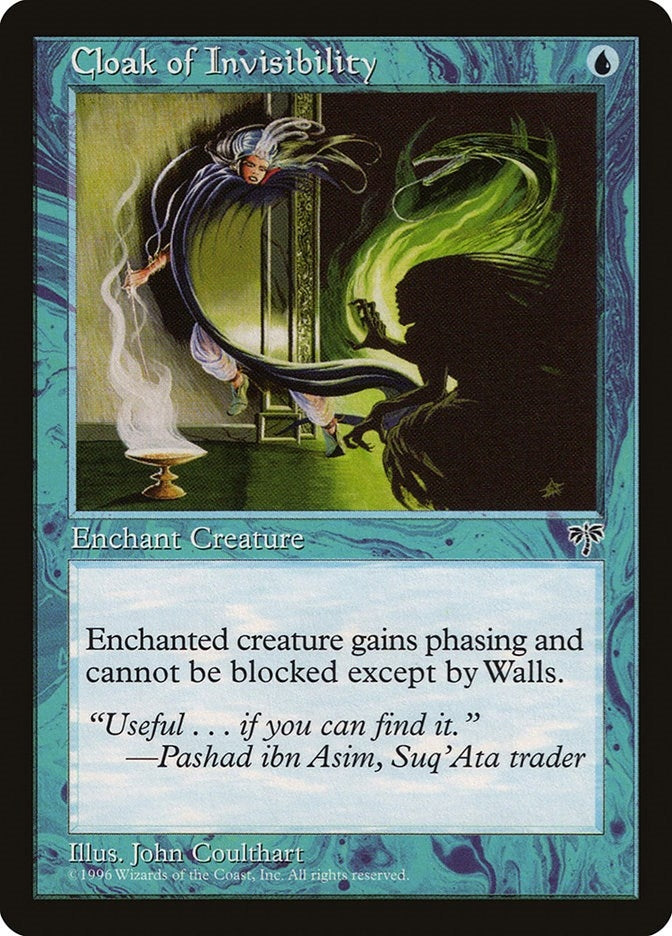 Image for Cloak of Invisibility (Mirage) - Magic: The Gathering