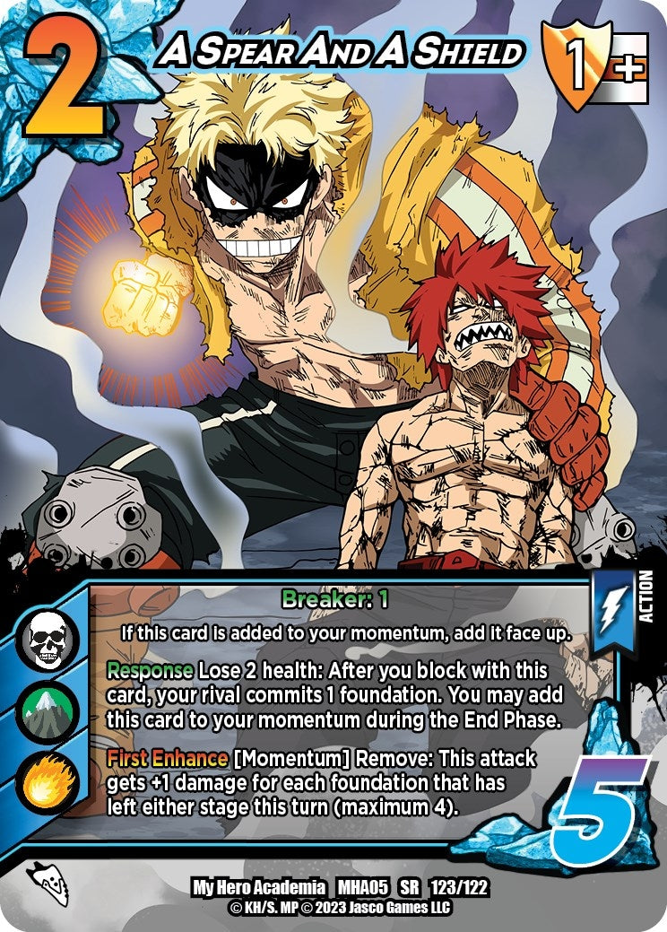 Image for A Spear And A Shield (UniVersus: My Hero Academia: Undaunted Raid) (123/122) - UniVersus