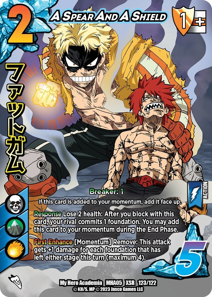 Image for A Spear And A Shield (XSR) (UniVersus: My Hero Academia: Undaunted Raid) (123/122) - UniVersus