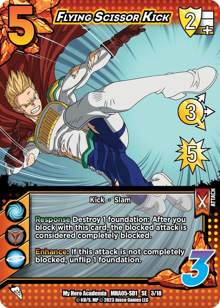 Image for Flying Scissor Kick (UniVersus: My Hero Academia: Undaunted Raid) (3/18) - UniVersus