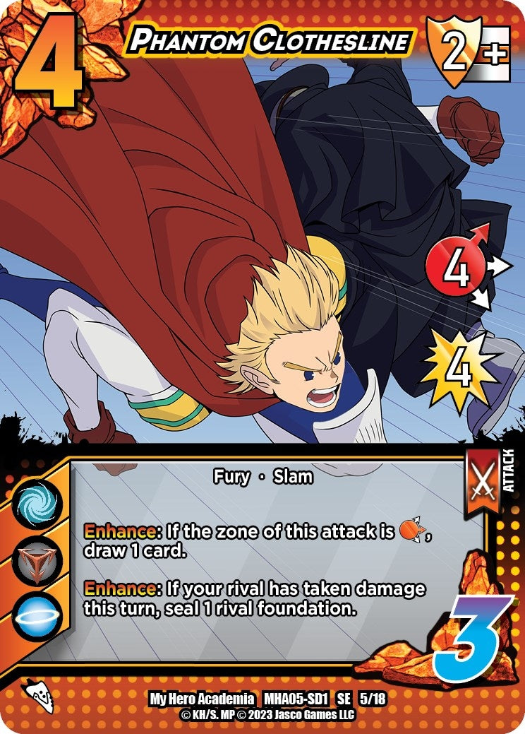 Image for Phantom Clothesline (UniVersus: My Hero Academia: Undaunted Raid) (5/18) - UniVersus