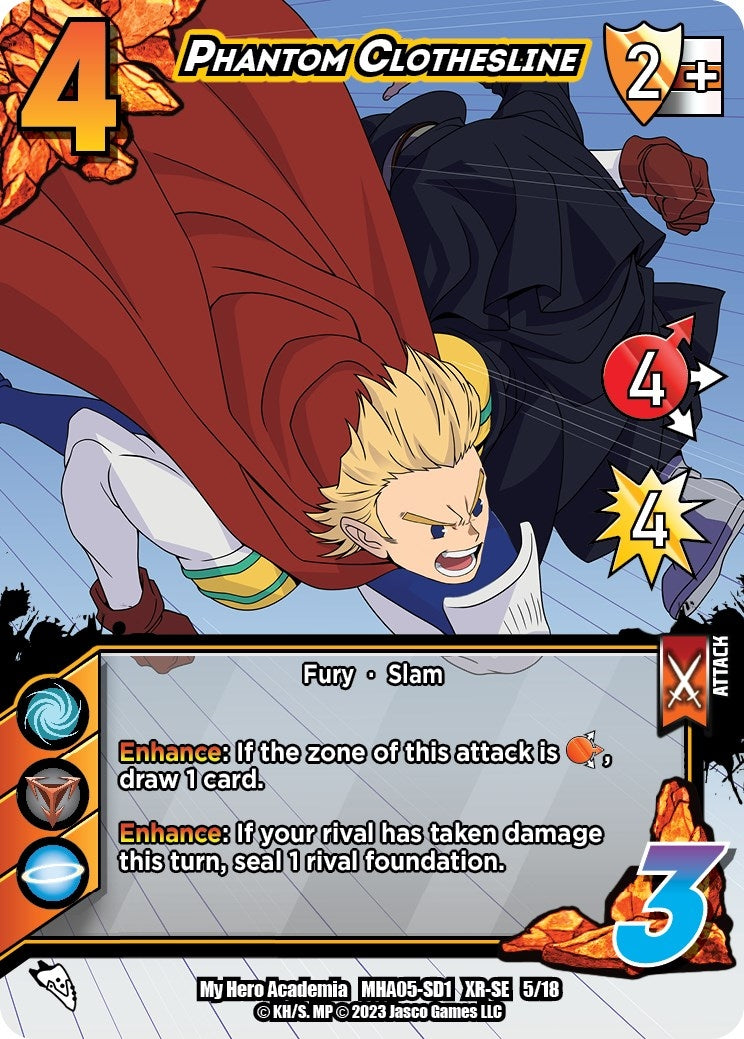 Image for Phantom Clothesline (XR) (UniVersus: My Hero Academia: Undaunted Raid) (5/18) - UniVersus