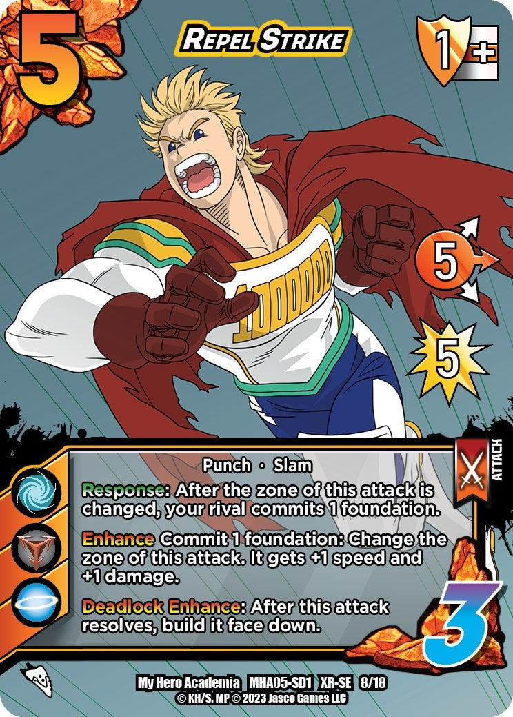 Image for Repel Strike (XR) (UniVersus: My Hero Academia: Undaunted Raid) (8/18) - UniVersus