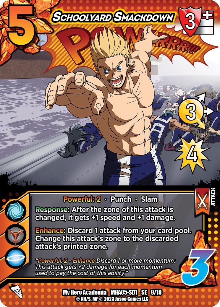 Image for Schoolyard Smackdown (UniVersus: My Hero Academia: Undaunted Raid) (9/18) - UniVersus