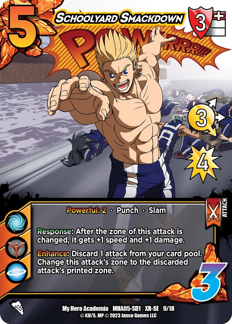 Image for Schoolyard Smackdown (XR) (UniVersus: My Hero Academia: Undaunted Raid) (9/18) - UniVersus