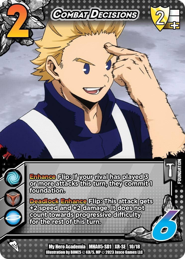 Image for Combat Decisions (XR) (UniVersus: My Hero Academia: Undaunted Raid) (10/18) - UniVersus