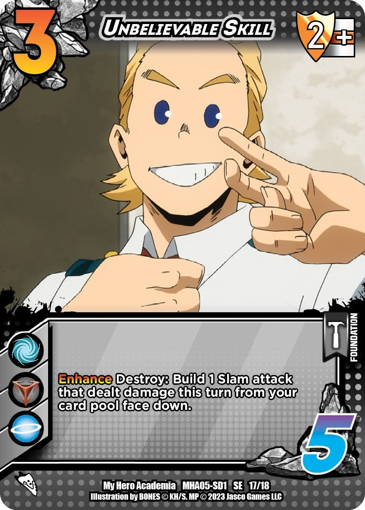 Image for Unbelievable Skill (UniVersus: My Hero Academia: Undaunted Raid) (17/18) - UniVersus