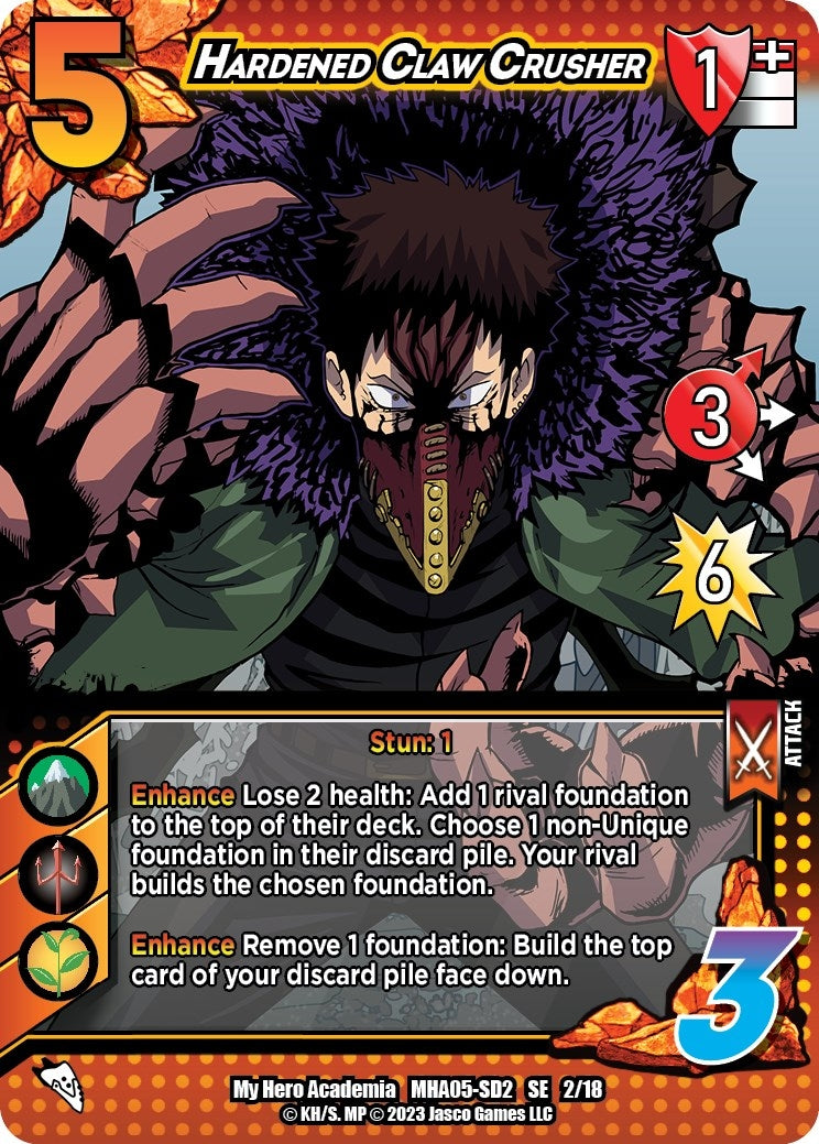 Image for Hardened Claw Crusher (UniVersus: My Hero Academia: Undaunted Raid) (2/18) - UniVersus