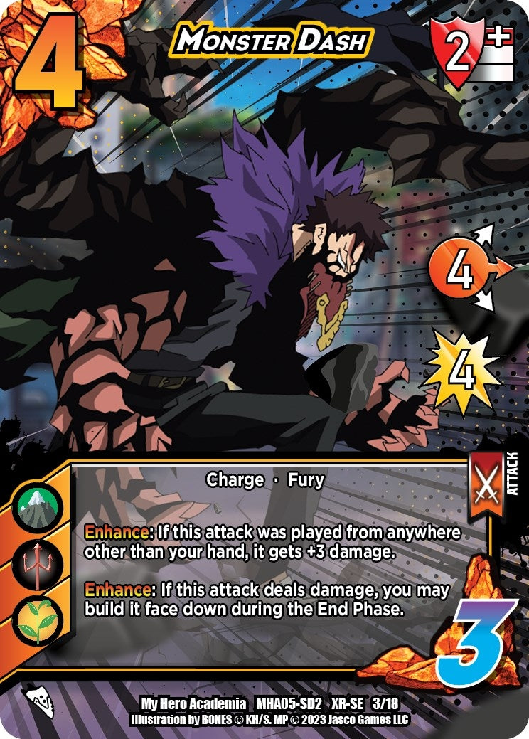 Image for Monster Dash (XR) (UniVersus: My Hero Academia: Undaunted Raid) (3/18) - UniVersus