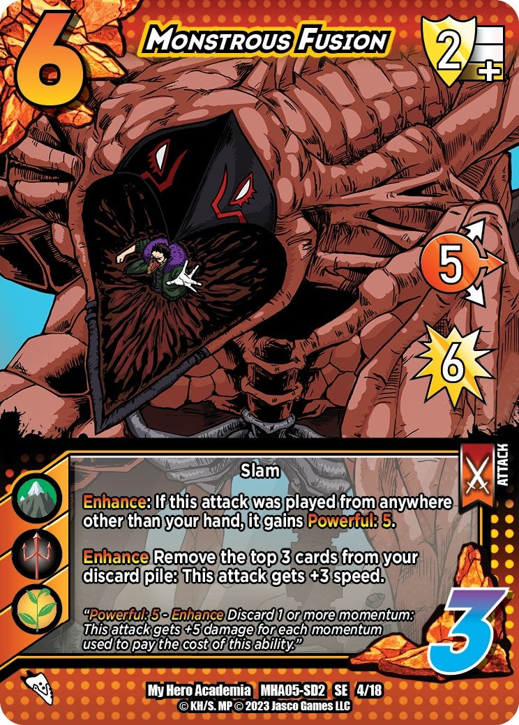 Image for Monstrous Fusion (UniVersus: My Hero Academia: Undaunted Raid) (4/18) - UniVersus
