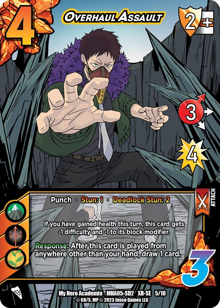 Image for Overhaul Assault (XR) (UniVersus: My Hero Academia: Undaunted Raid) (5/18) - UniVersus