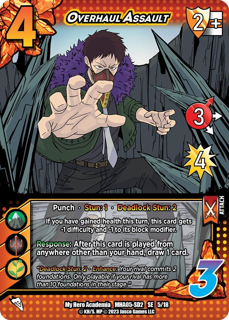 Image for Overhaul Assault (UniVersus: My Hero Academia: Undaunted Raid) (5/18) - UniVersus