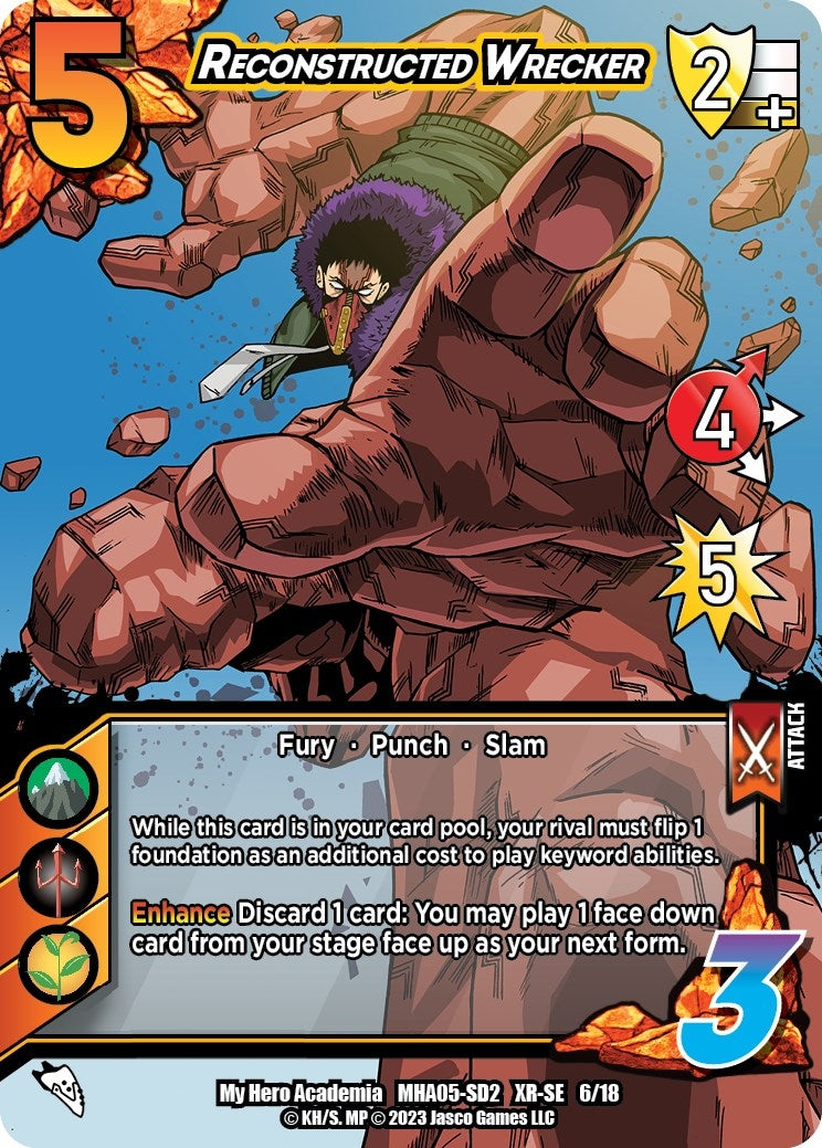 Image for Reconstructed Wreckler (XR) (UniVersus: My Hero Academia: Undaunted Raid) (6/18) - UniVersus