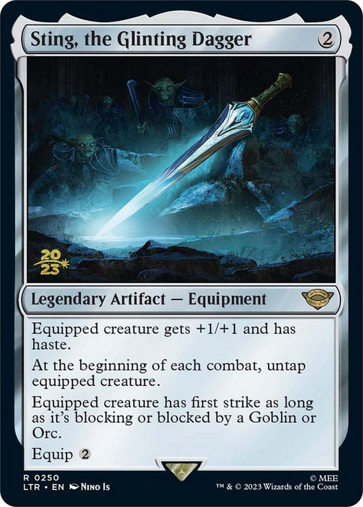 Image for Sting, the Glinting Dagger (Prerelease Cards) (250) - Magic: The Gathering