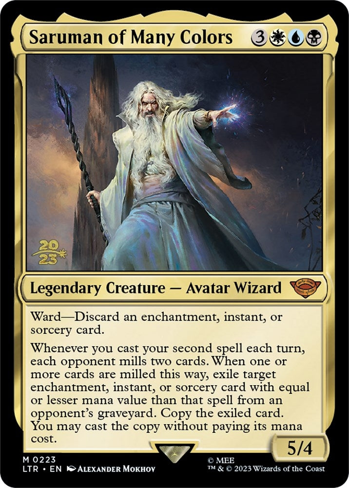 Image for Saruman of Many Colors (Prerelease Cards) (223) - Magic: The Gathering