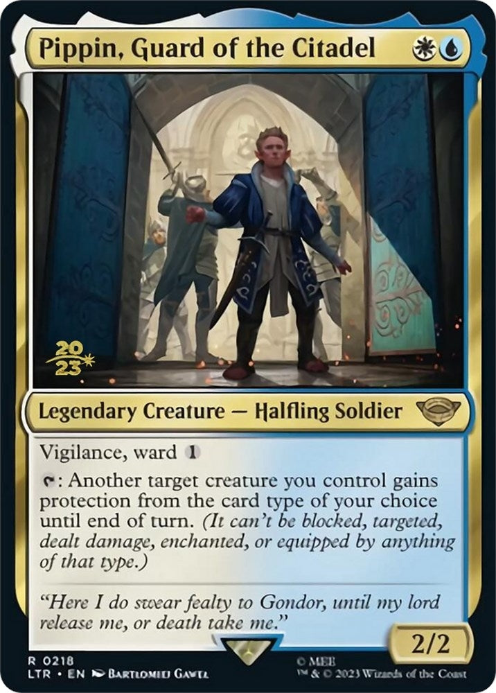 Image for Pippin, Guard of the Citadel (Prerelease Cards) (218) - Magic: The Gathering