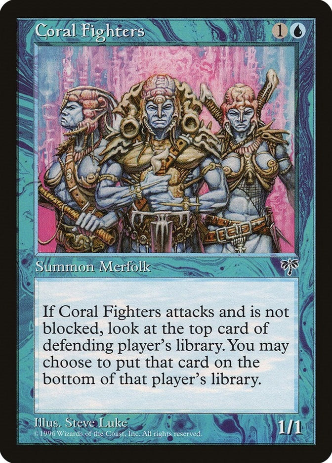 Image for Coral Fighters (Mirage) - Magic: The Gathering