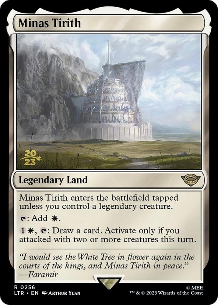 Image for Minas Tirith (Prerelease Cards) (256) - Magic: The Gathering