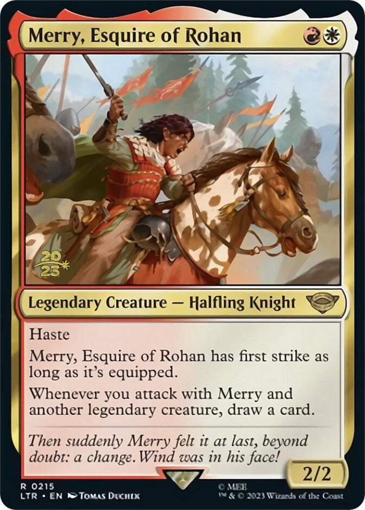 Image for Merry, Esquire of Rohan (Prerelease Cards) (215) - Magic: The Gathering