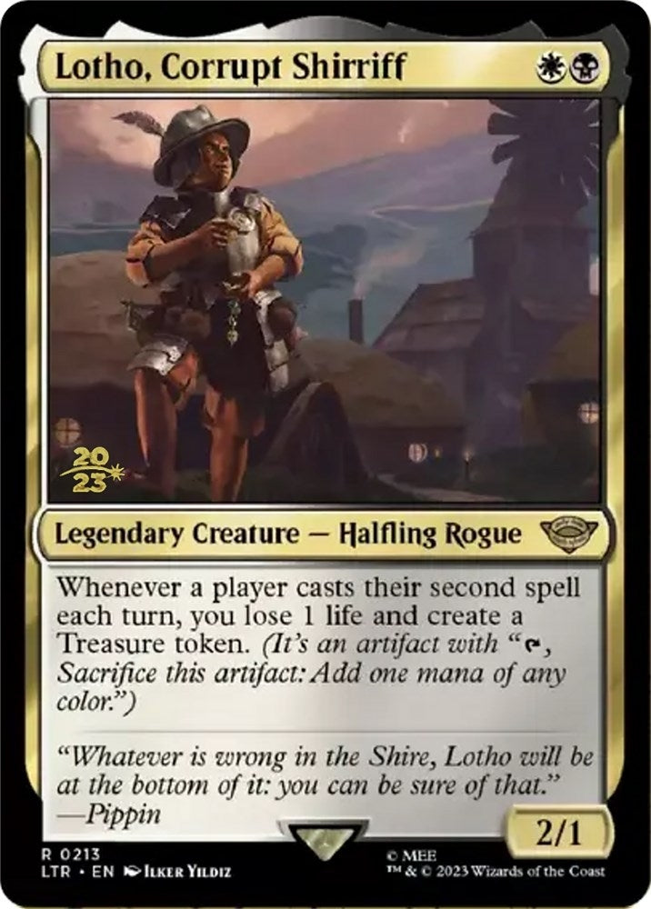 Image for Lotho, Corrupt Shirriff (Prerelease Cards) (213) - Magic: The Gathering